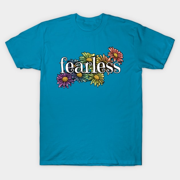 Fearless Rainbow T-Shirt by Art by Veya